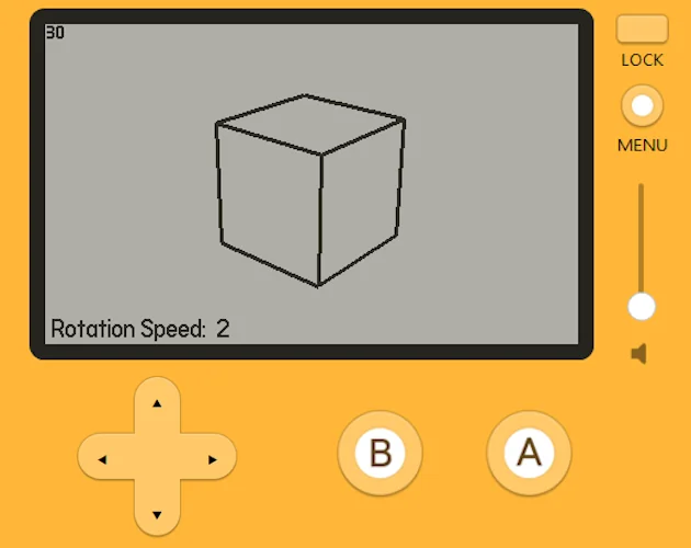 3D Cube Simulator (for playdate) by cms11 - Playdate Game - PDGames