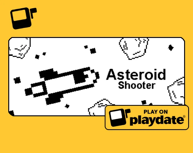 Asteroid Shooter by pauligamedev - Playdate Game - PDGames