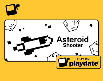Asteroid Shooter by pauligamedev - Playdate Game - PDGames